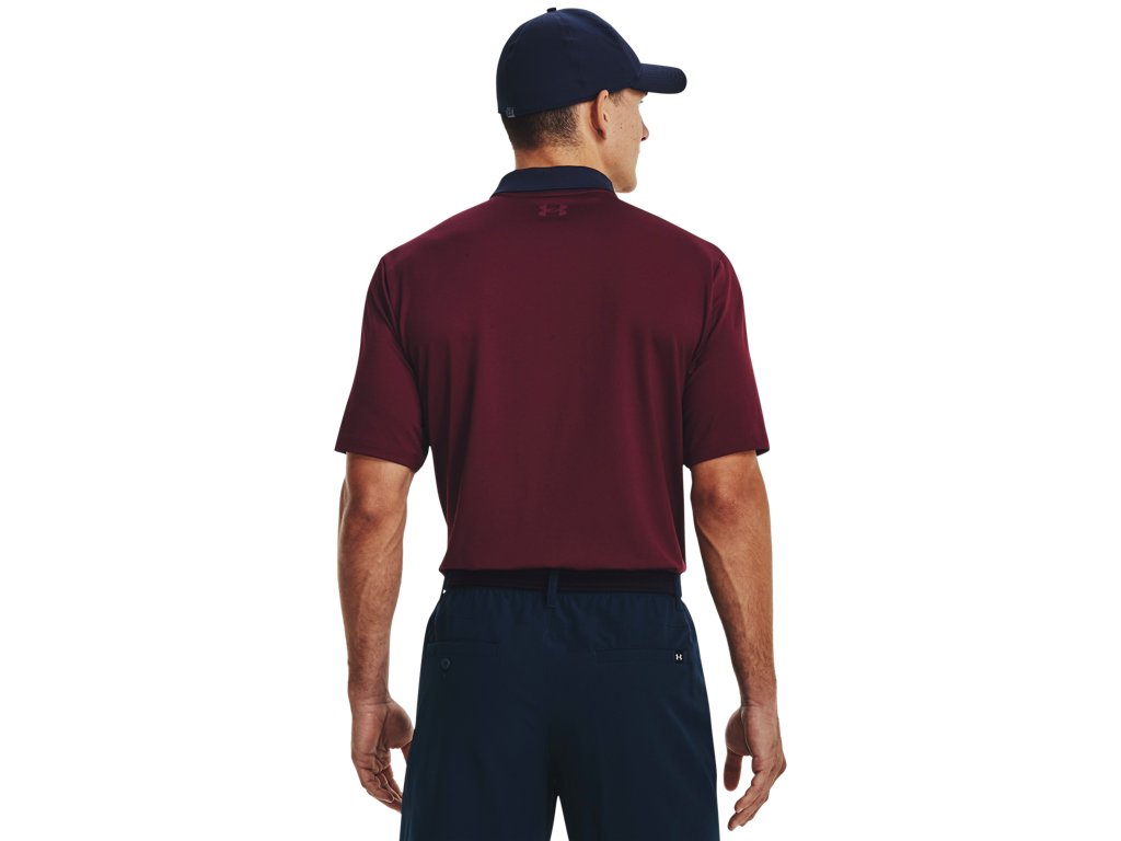 Under Armour Mens UA Performance 3.0 Colorblock Polo Apparel - Sweat Wicking