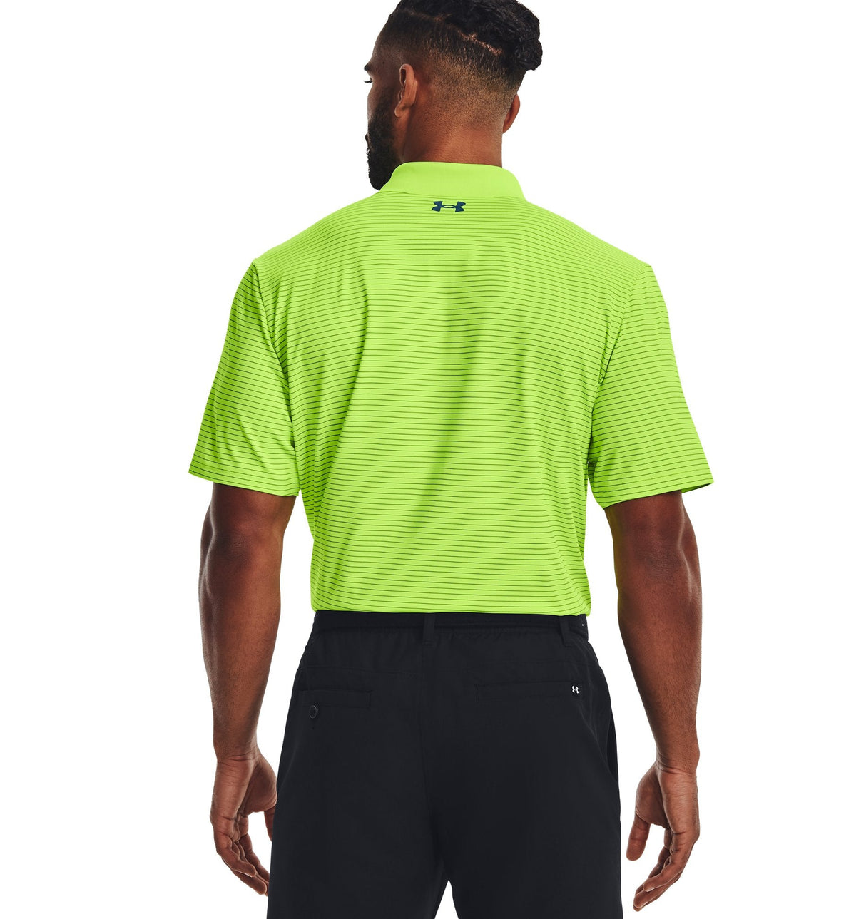 Under Armour Mens UA Matchplay Stripe Polo - Enhanced Breathability