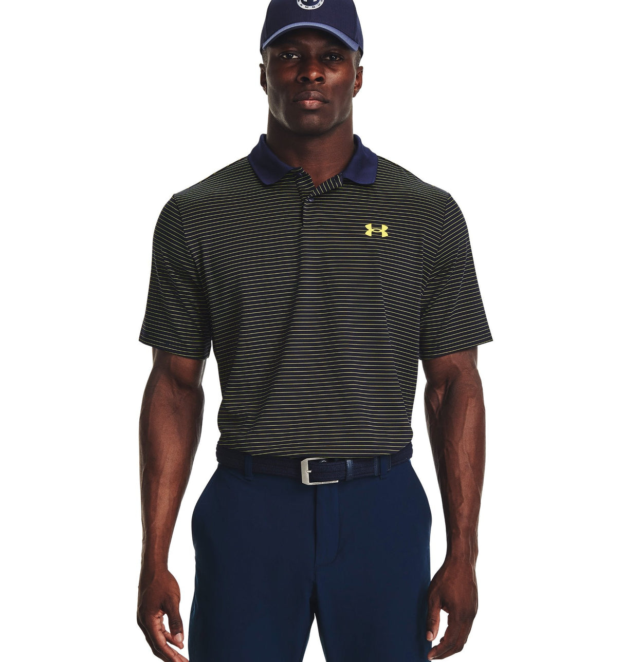 Under Armour Mens UA Matchplay Stripe Polo - Enhanced Breathability
