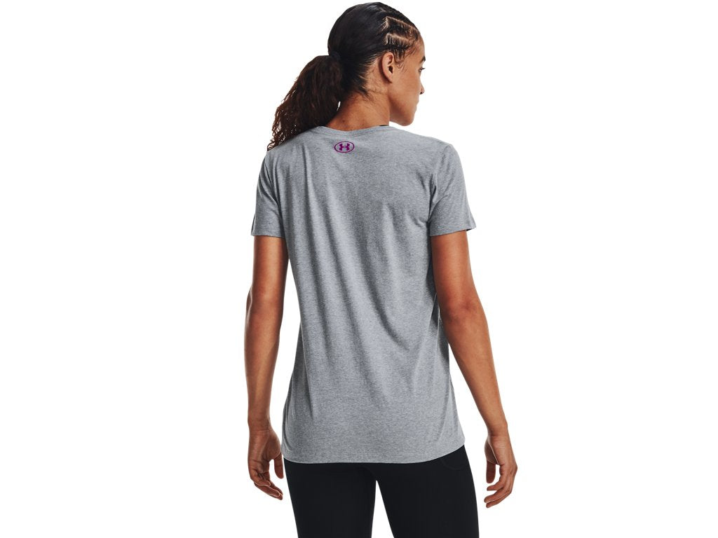 Under Armour Womens Softball Bar Short Sleeve T-Shirt - Quick-drying Cotton Blend