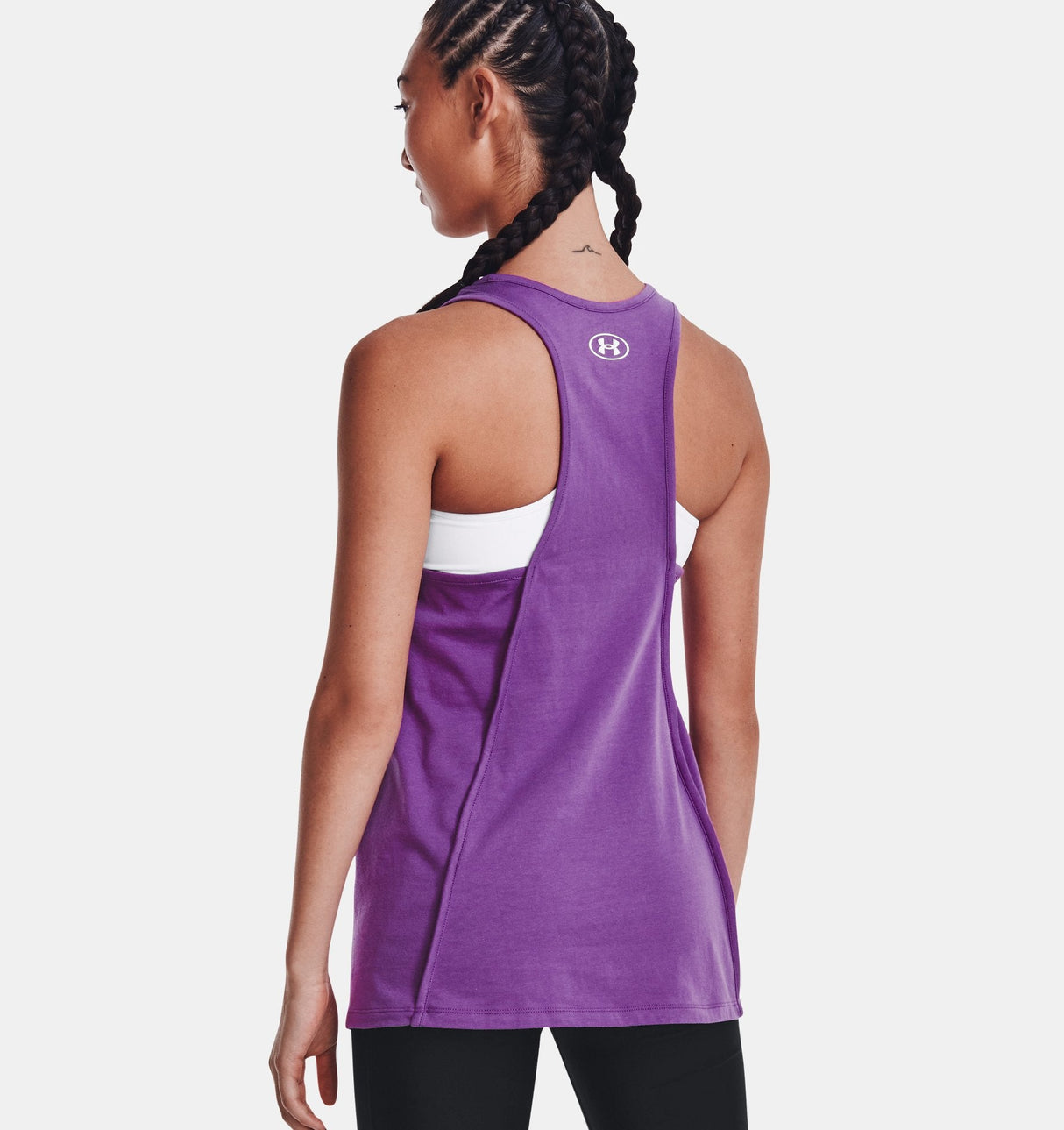 Under Armour Womens Softball Wordmark Bar Tank Top - Quick-Drying Cotton Blend
