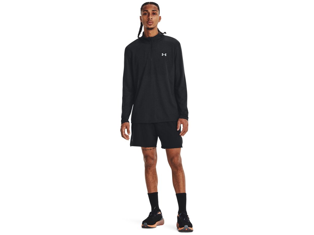 Under Armour Men's UA Seamless Stride 村 Zip Apparel - Engineered Mesh Ventilation