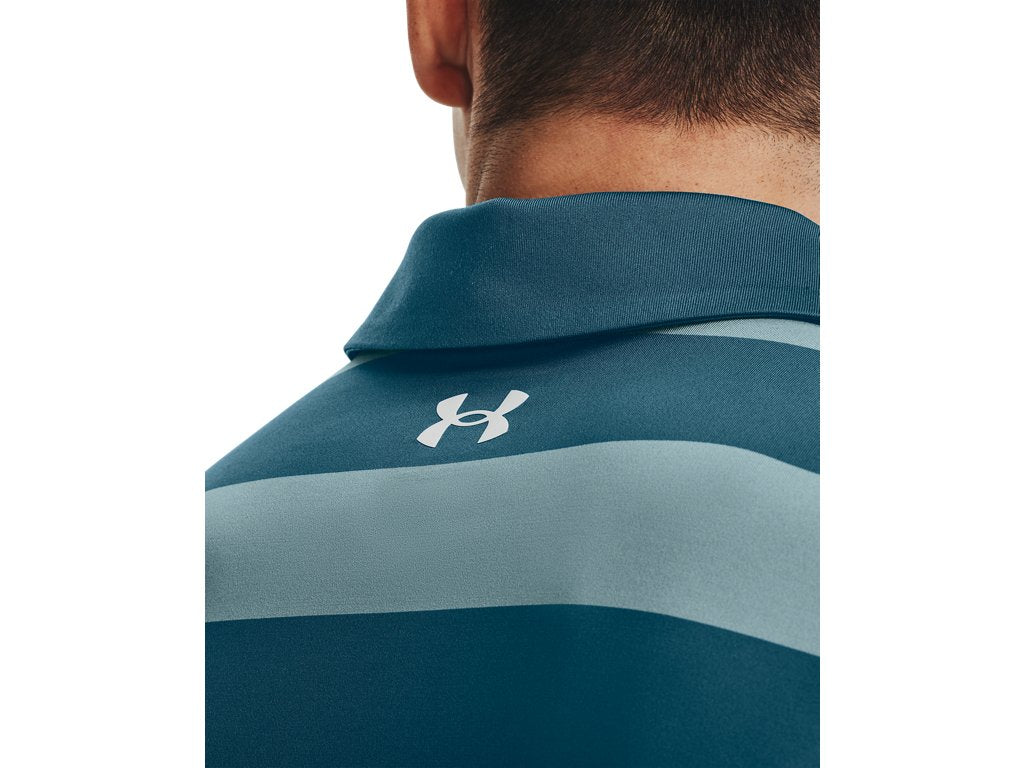 Under Armour Mens UA Playoff 3.0 Stripe Polo Shirt - Breathable and Stretchy