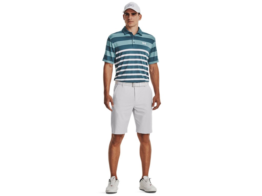 Under Armour Mens UA Playoff 3.0 Stripe Polo Shirt - Breathable and Stretchy
