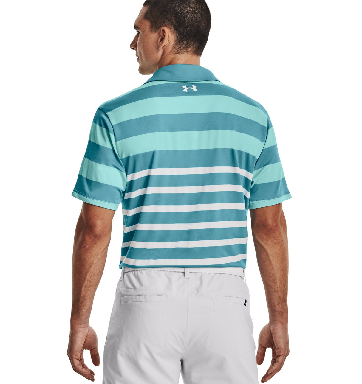 Under Armour Mens UA Playoff 3.0 Stripe Polo Shirt - Breathable and Stretchy