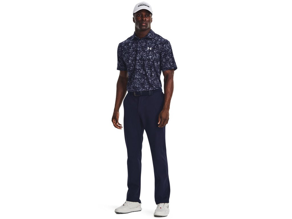 Under Armour Men's UA Playoff 3.0 Printed Polo Apparel - Breathable and Stretchy