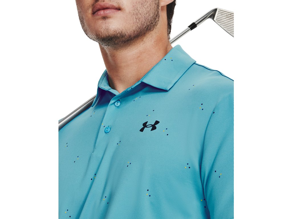 Under Armour Men's UA Playoff 3.0 Printed Polo Apparel - Breathable and Stretchy