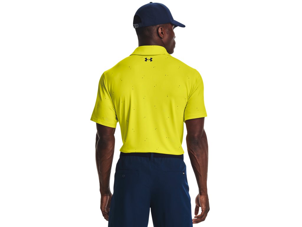 Under Armour Men's UA Playoff 3.0 Printed Polo Apparel - Breathable and Stretchy