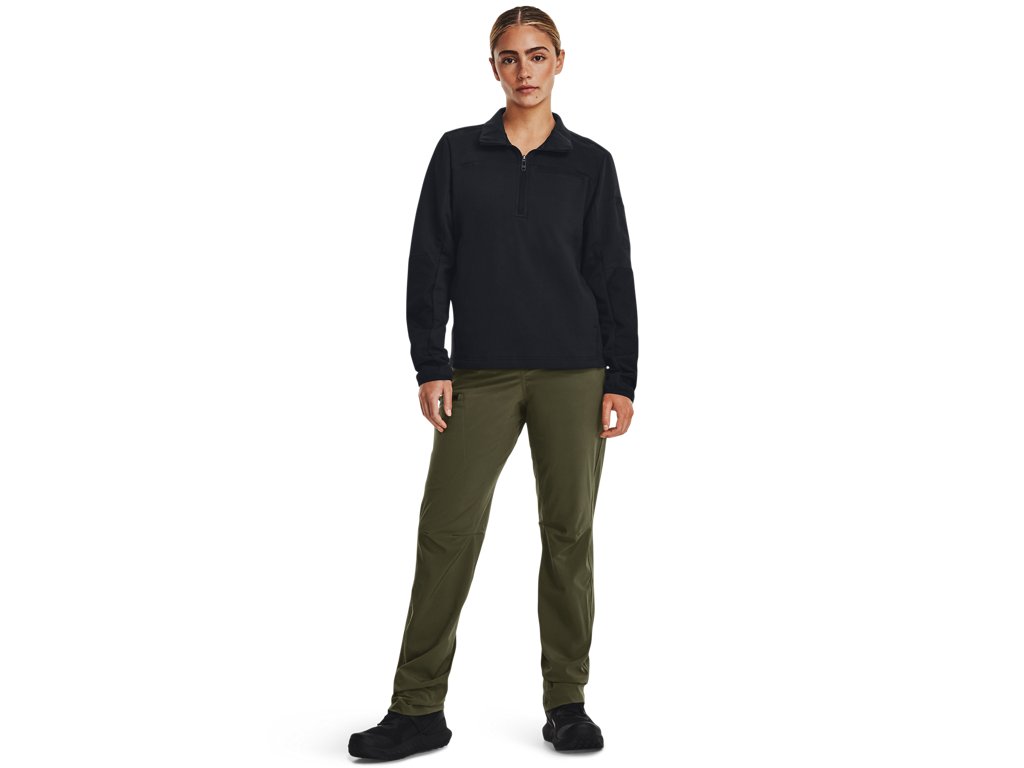 Under Armour Womens Rival Fleece Tactical Job Quarter Zip - Ultra-Soft and Warm