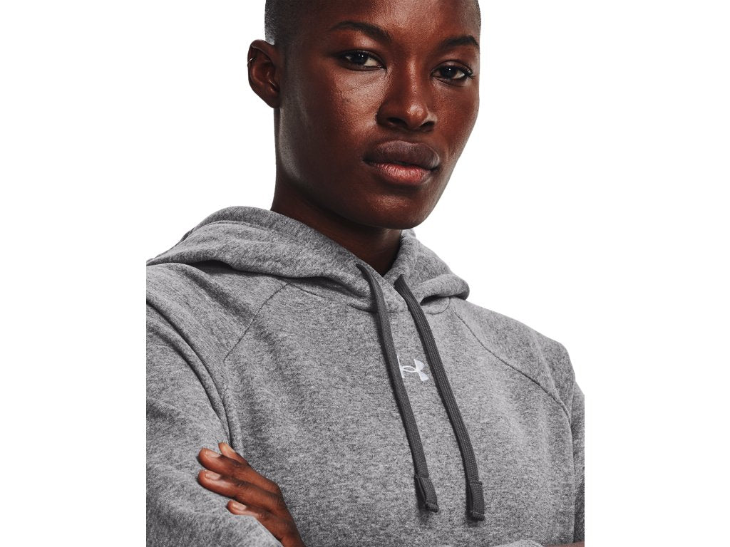 Under Armour Womens Rival Fleece Hoodie - Ultra-Soft Cotton-Blend Fleece