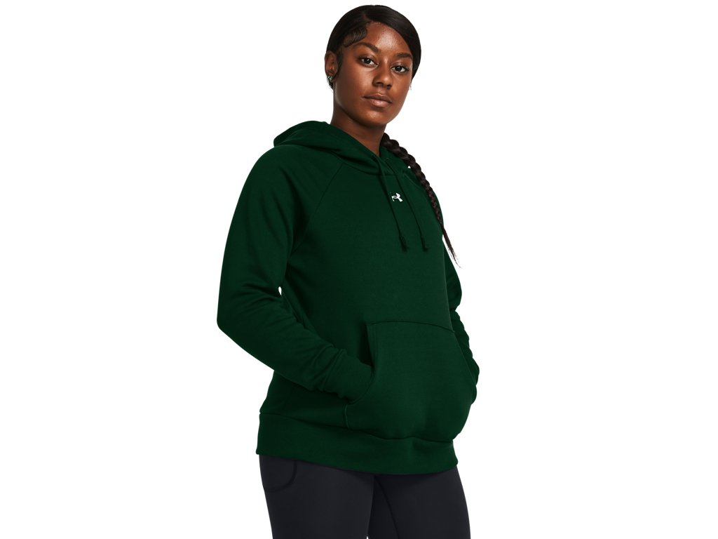 Under Armour Womens Rival Fleece Hoodie - Ultra-Soft Cotton-Blend Fleece
