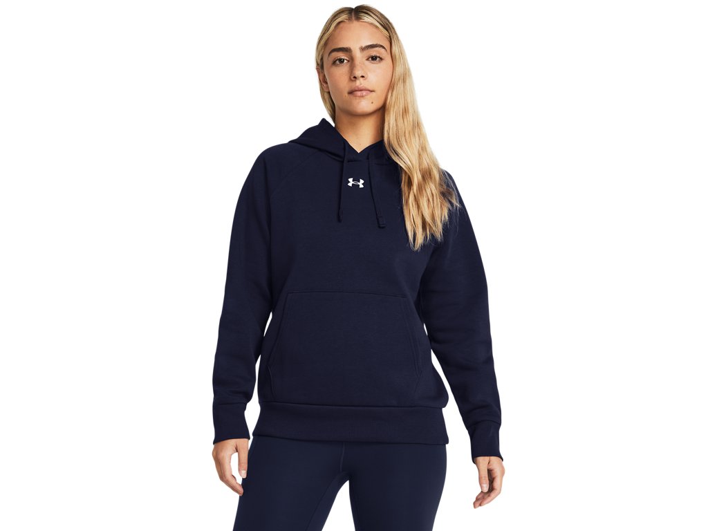 Under Armour Womens Rival Fleece Hoodie - Ultra-Soft Cotton-Blend Fleece