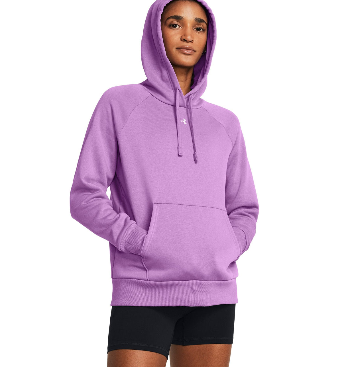 Under Armour Womens Rival Fleece Hoodie - Ultra-Soft Cotton-Blend Fleece
