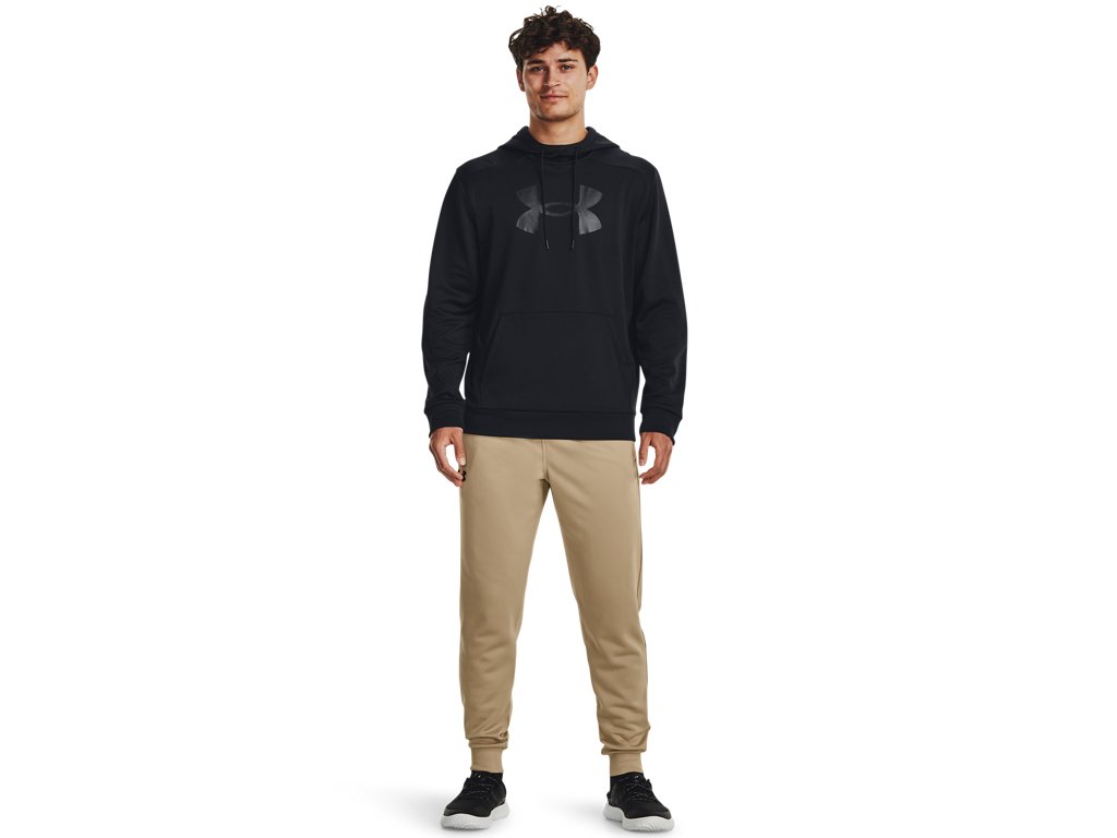 Under Armour Mens Armour Fleece Big Logo Hoodie - Breathable and Warm