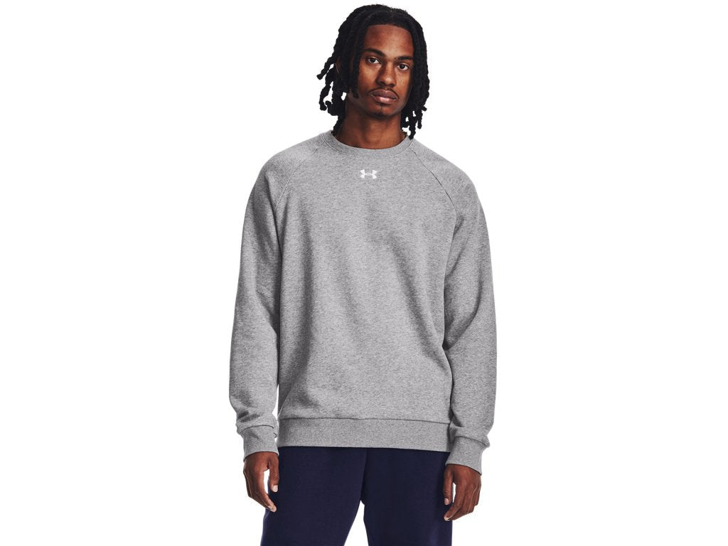 Under Armour Mens UA Rival Fleece Crew Apparel - Ultra-Soft Comfort