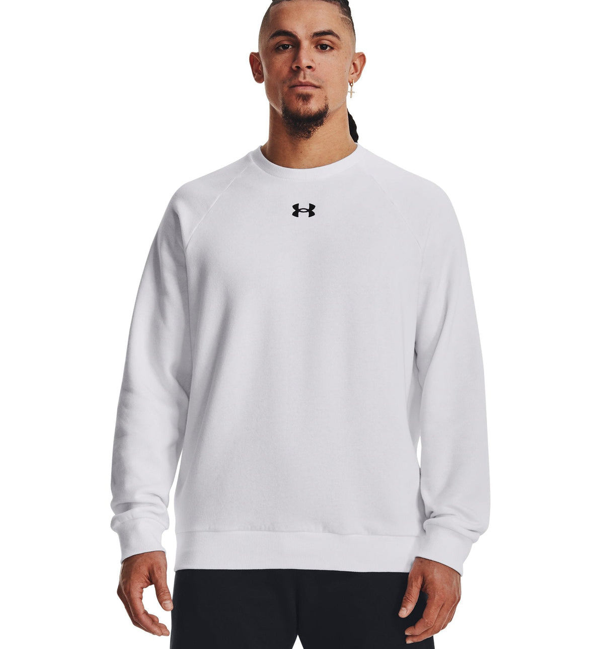 Under Armour Mens UA Rival Fleece Crew Apparel - Ultra-Soft Comfort