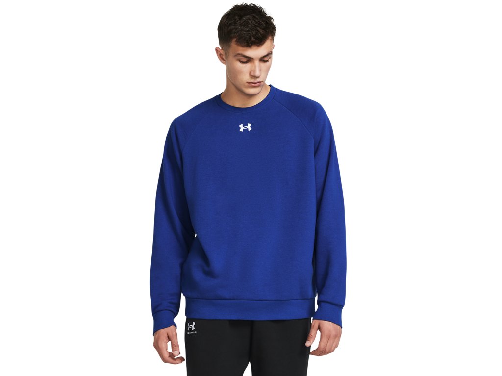 Under Armour Mens UA Rival Fleece Crew Apparel - Ultra-Soft Comfort