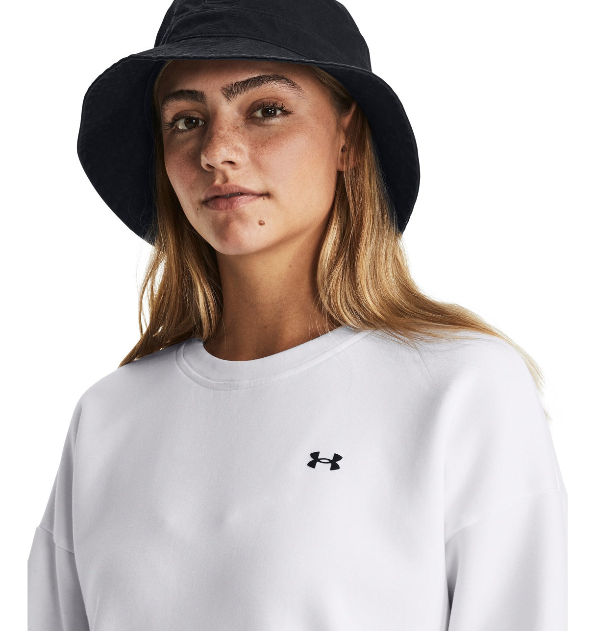 Under Armour Women's Unstoppable Fleece Crew Apparel - Breathable and Flexible