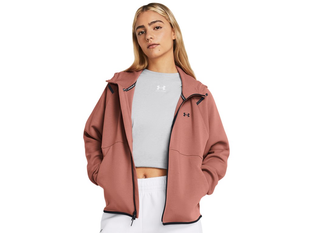 Under Armour Women Unstoppable Fleece Full-Zip Jacket - Superior Comfort and Mobility