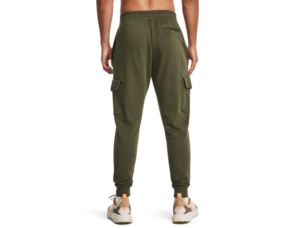 Under Armour Mens Rival Fleece Cargo Joggers - Ultra-Soft Cotton Blend