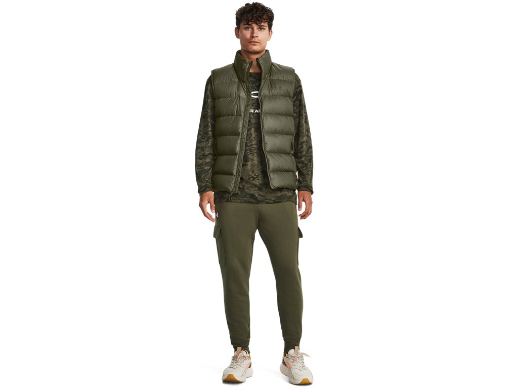 Under Armour Mens Rival Fleece Cargo Joggers - Ultra-Soft Cotton Blend