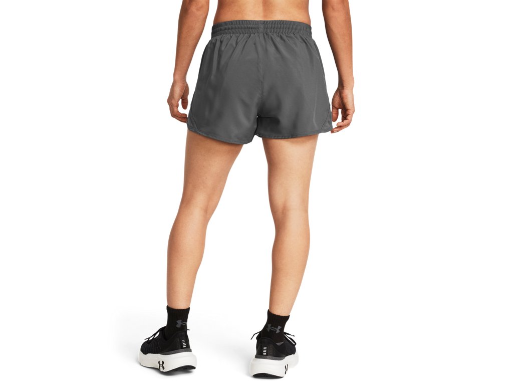 Under Armour Womens UA Fly-By 3in Shorts - Lightweight with Breathable Mesh Panels