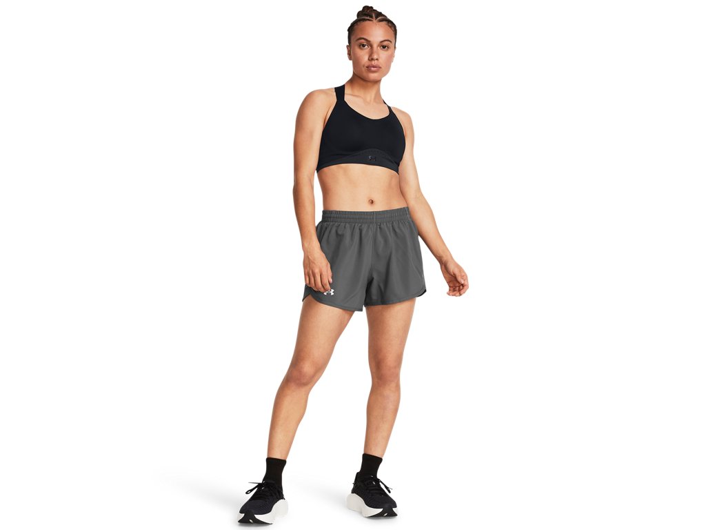 Under Armour Womens UA Fly-By 3in Shorts - Lightweight with Breathable Mesh Panels