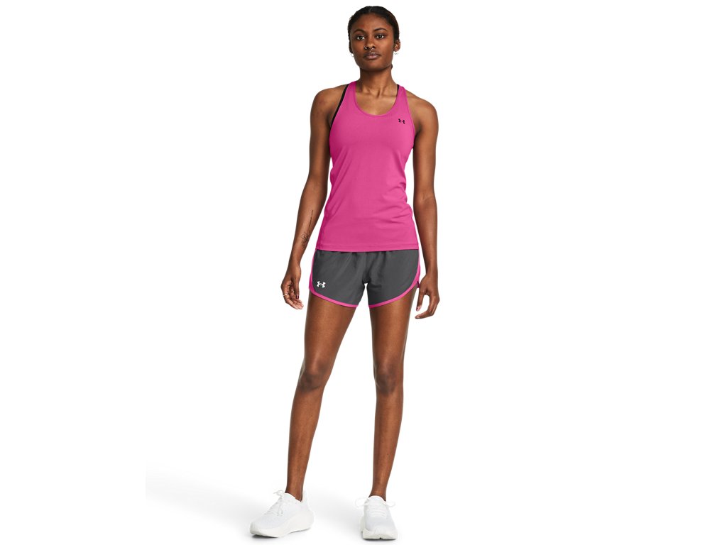 Under Armour Womens UA Fly-By 3in Shorts - Lightweight with Breathable Mesh Panels