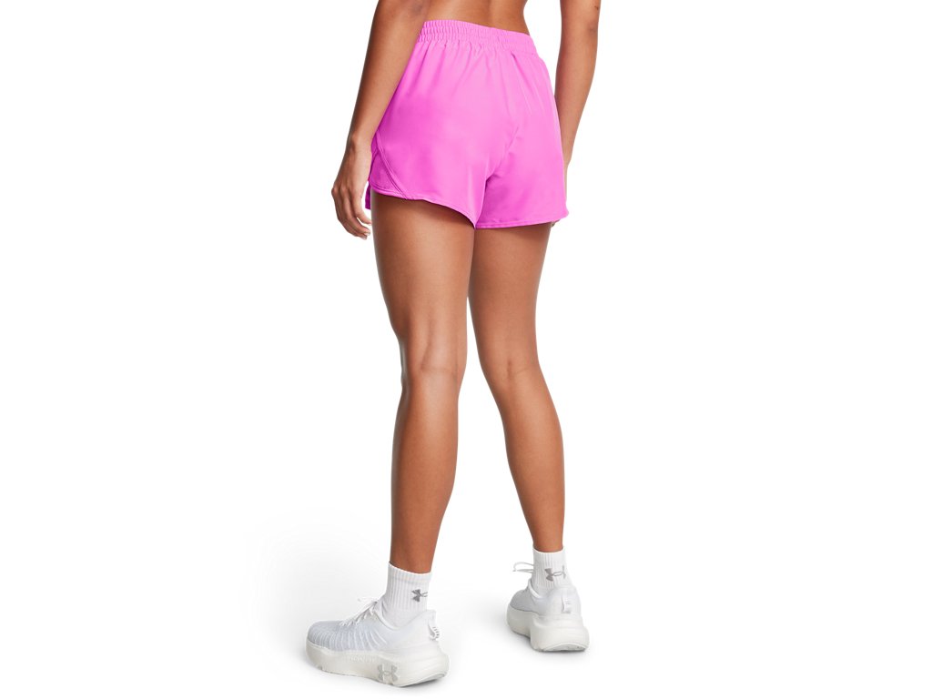 Under Armour Womens UA Fly-By 3in Shorts - Lightweight with Breathable Mesh Panels