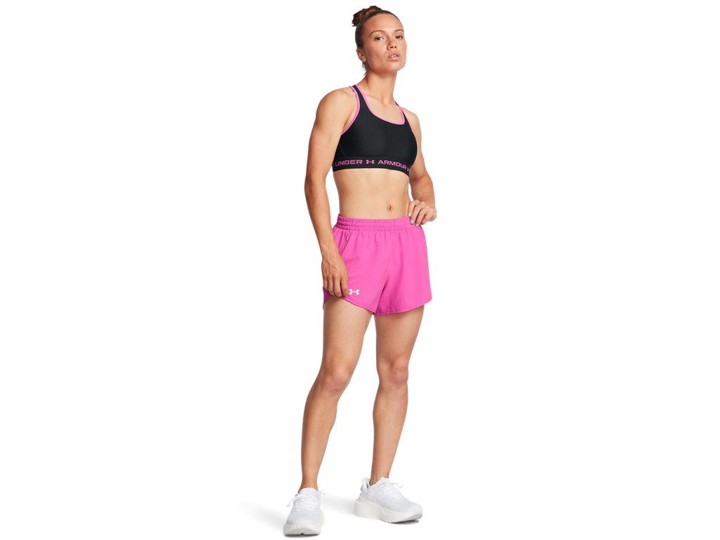 Under Armour Womens UA Fly-By 3in Shorts - Lightweight with Breathable Mesh Panels