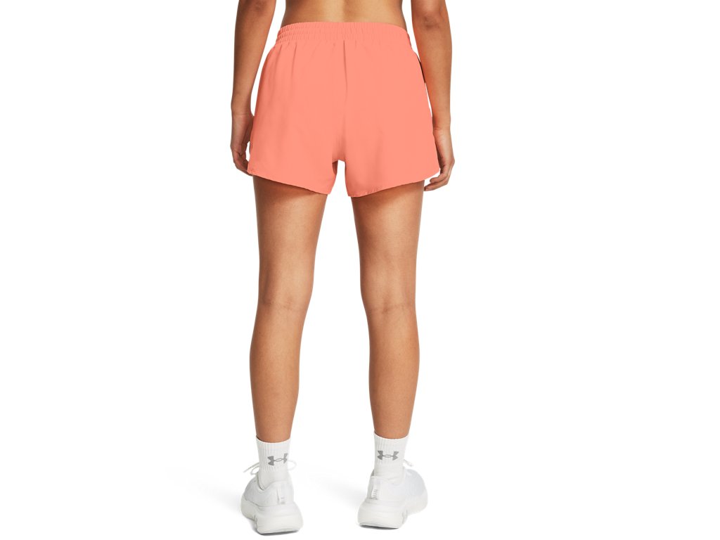 Under Armour Womens UA Fly-By 3in Shorts - Lightweight with Breathable Mesh Panels