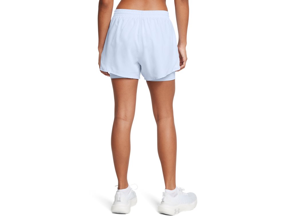 Under Armour Womens UA Fly-By 2-in-1 Shorts - Sweat Wicking and Breathable