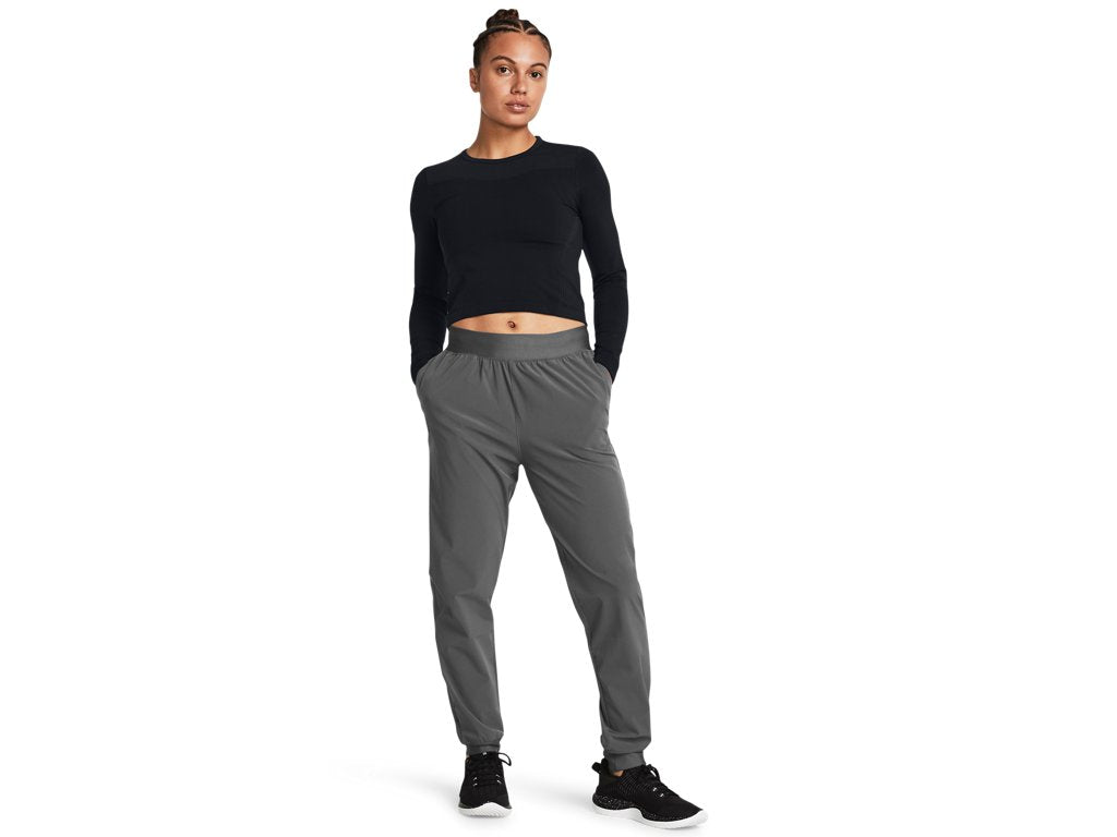 Under Armour Womens Rival High-Rise Woven Pants - Water Repellent