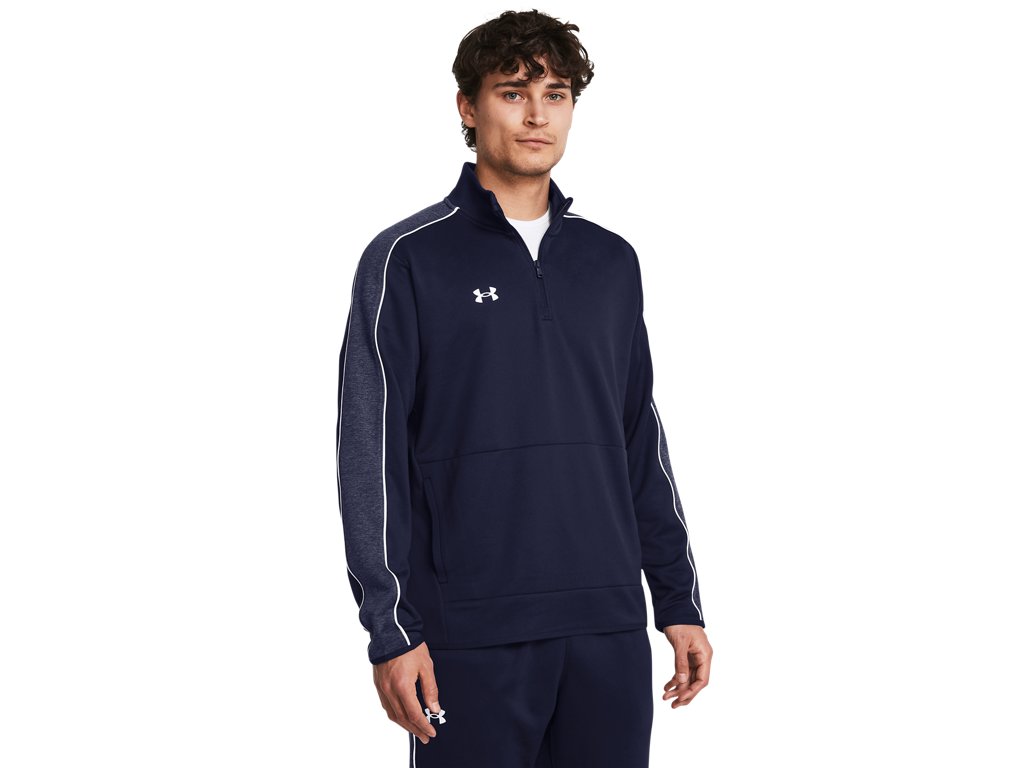 Under Armour Mens UA Command Warm-Up Quarter Zip - Heat Trapping