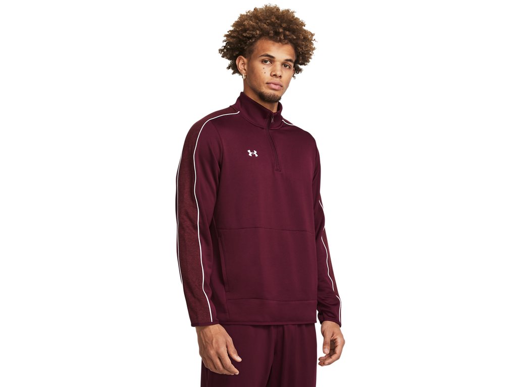 Under Armour Mens UA Command Warm-Up Quarter Zip - Heat Trapping
