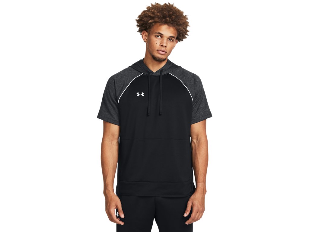 Under Armour Mens Command Warm-Up Short Sleeve Hoodie - Fast Drying