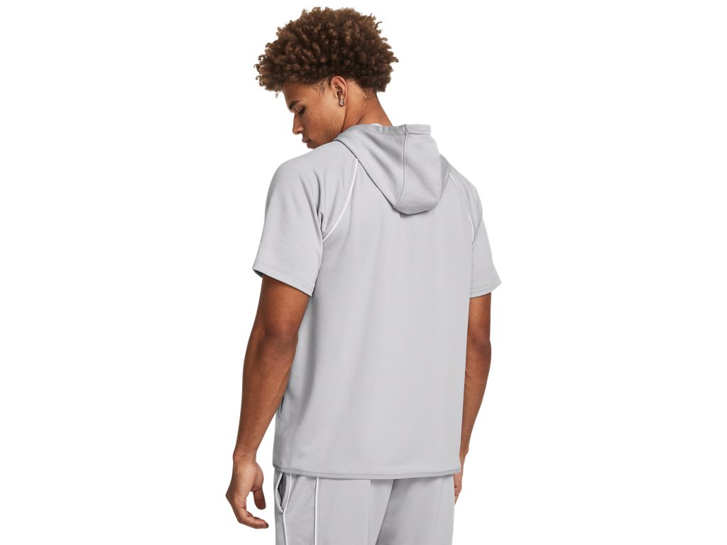 Under Armour Mens Command Warm-Up Short Sleeve Hoodie - Fast Drying