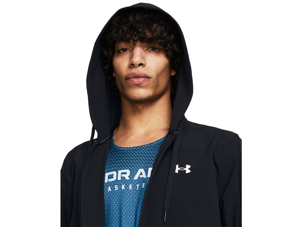 Under Armour Mens UA Zone Woven Jacket Apparel - Water Repellent