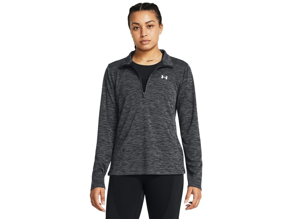 Under Armour Womens UA Tech Textured Half Zip Apparel - Quick Drying