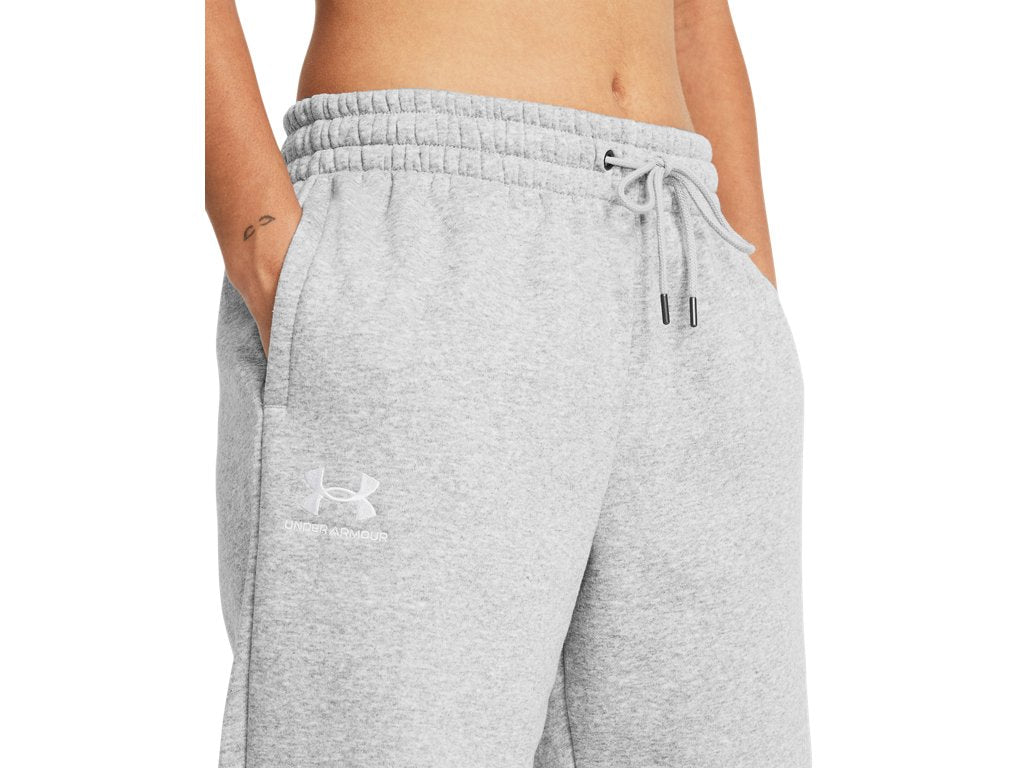 Under Armour Womens Essential Fleece Puddle Pants - Ultra-Soft Cotton Blend