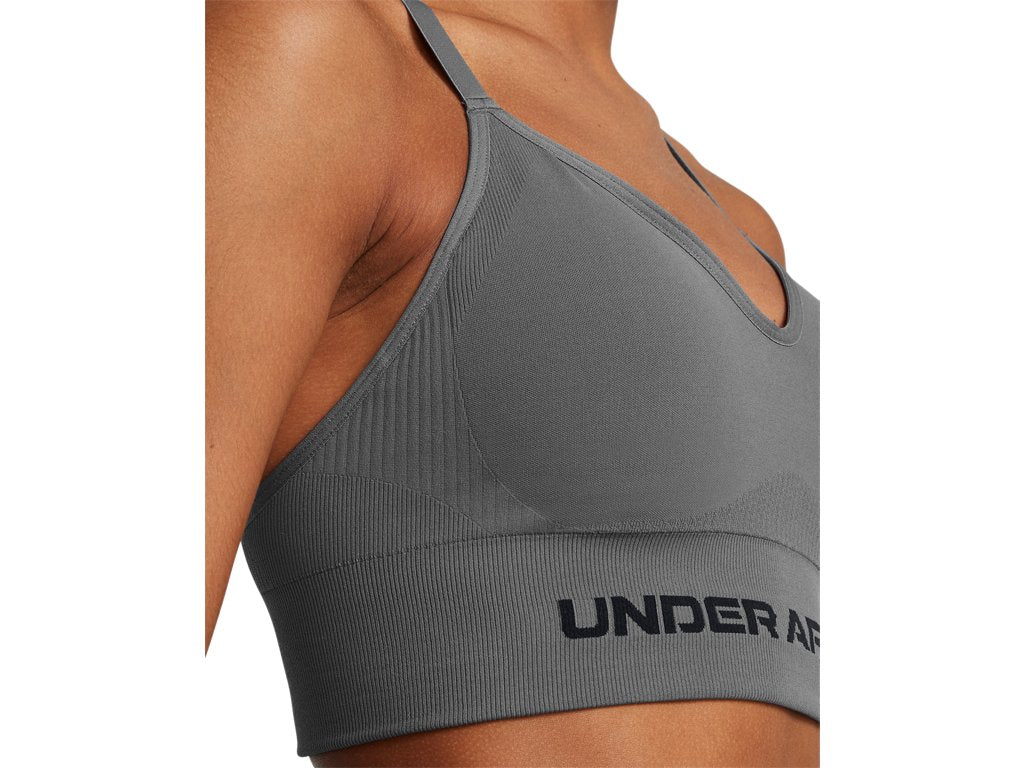 Under Armour Womens UA Vanish Seamless Low Sports Bra - Quick-Drying and Odor-Control Technology