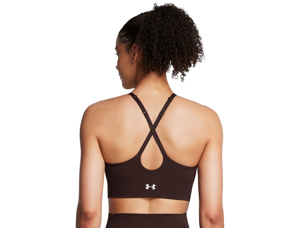 Under Armour Womens UA Vanish Seamless Low Sports Bra - Quick-Drying and Odor-Control Technology