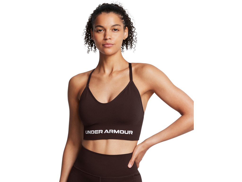 Under Armour Womens UA Vanish Seamless Low Sports Bra - Quick-Drying and Odor-Control Technology