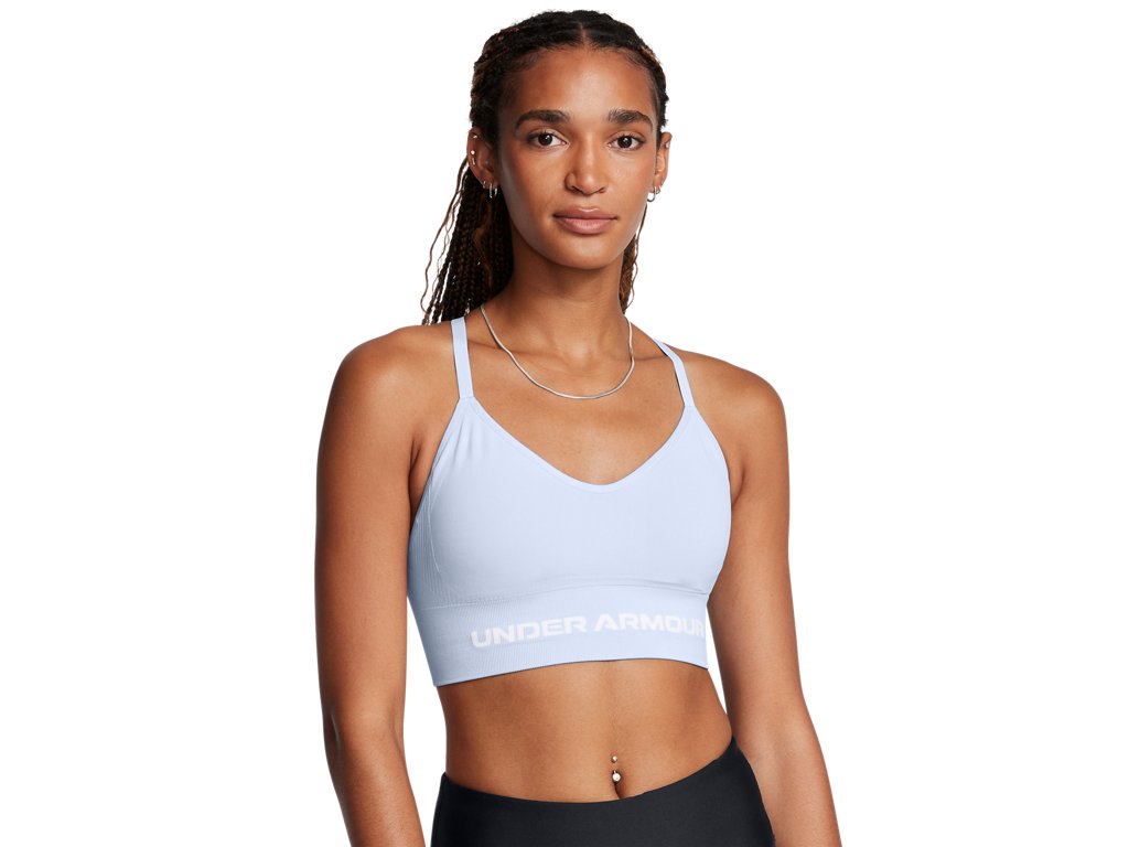 Under Armour Womens UA Vanish Seamless Low Sports Bra - Quick-Drying and Odor-Control Technology