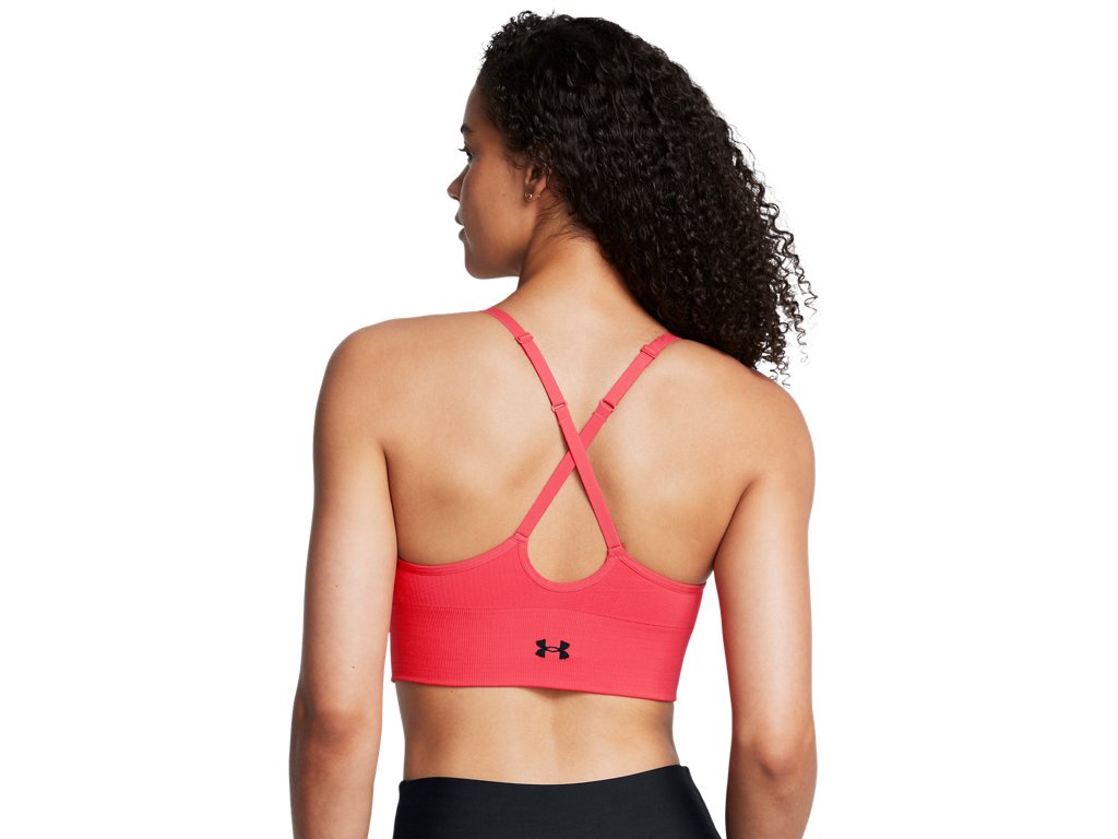 Under Armour Womens UA Vanish Seamless Low Sports Bra - Quick-Drying and Odor-Control Technology