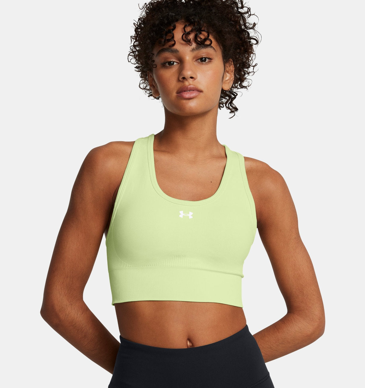 Under Armour Womens Vanish Seamless Mid Sports Bra - Medium Impact Support