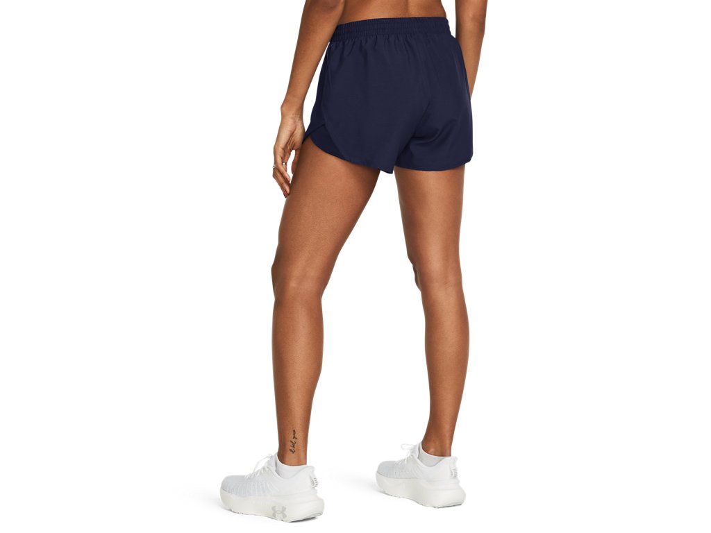 Under Armour Womens Fly-By Heather 3" Shorts - Sweat Wicking