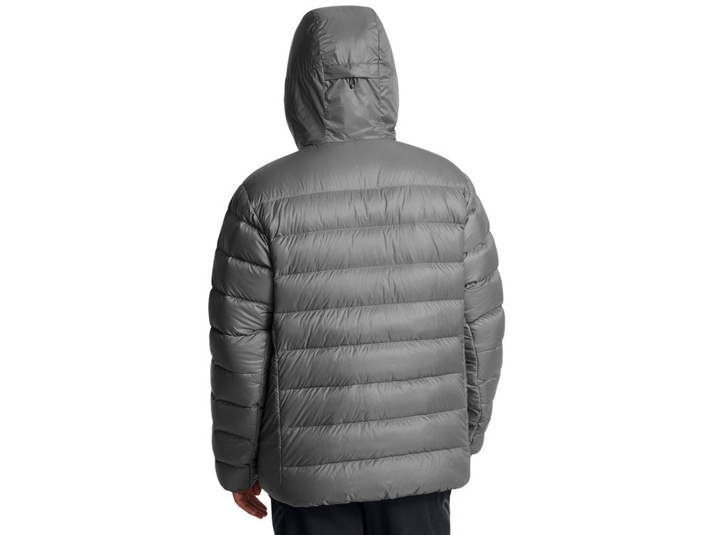 Under Armour Mens Legend Down Hooded Jacket - Water Repellent and Insulated