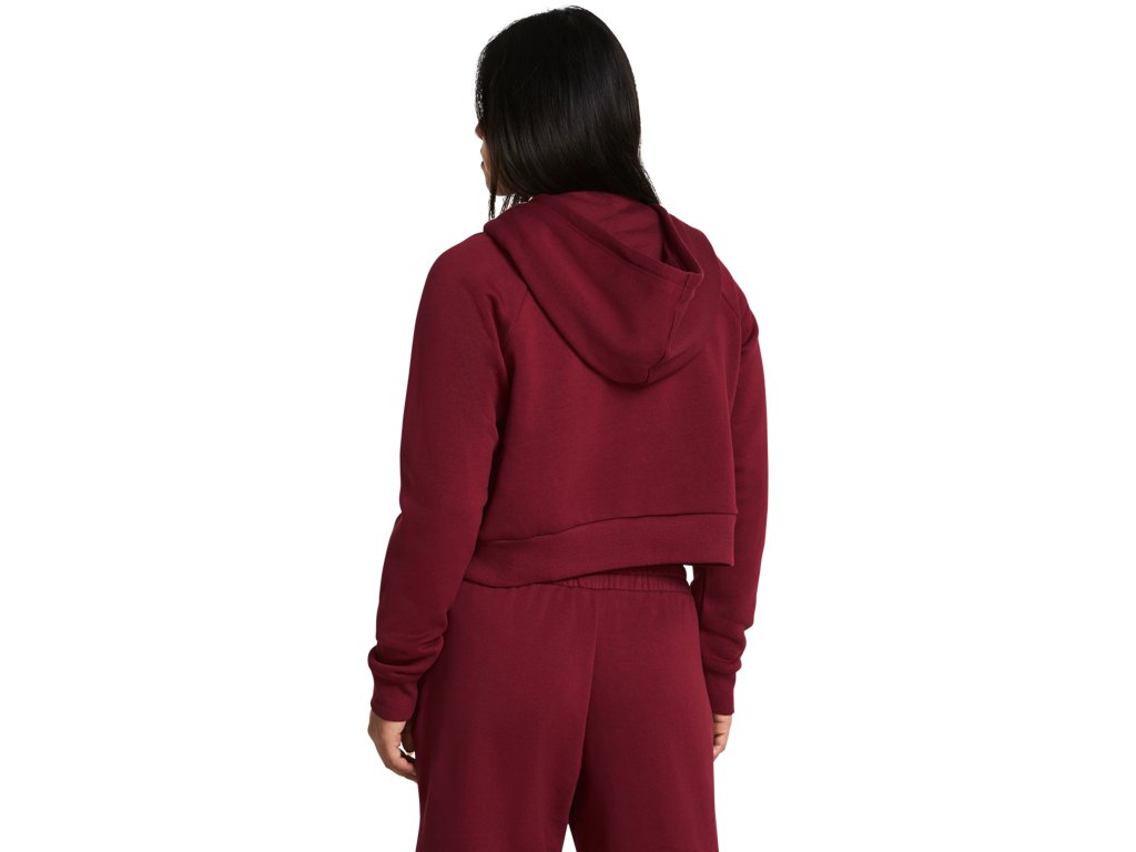 Under Armour Womens Rival Fleece Crop Full-Zip - Ultra-Soft and Warm