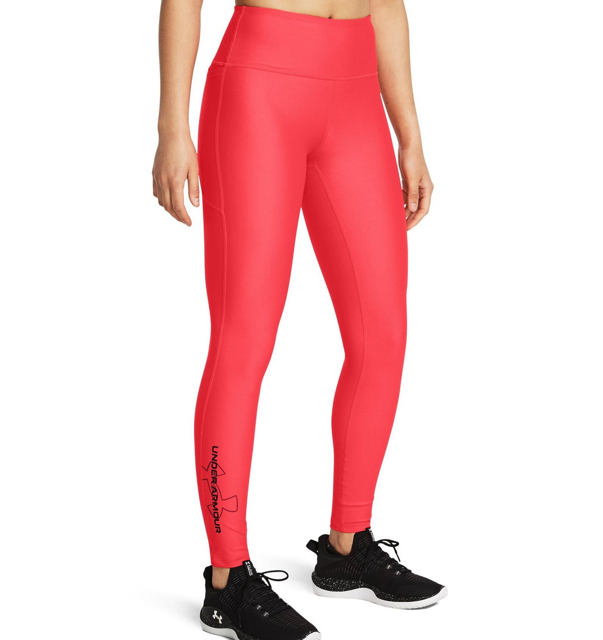Under Armour Womens UA Tech Branded Leggings - High-Rise No-Slip Waistband